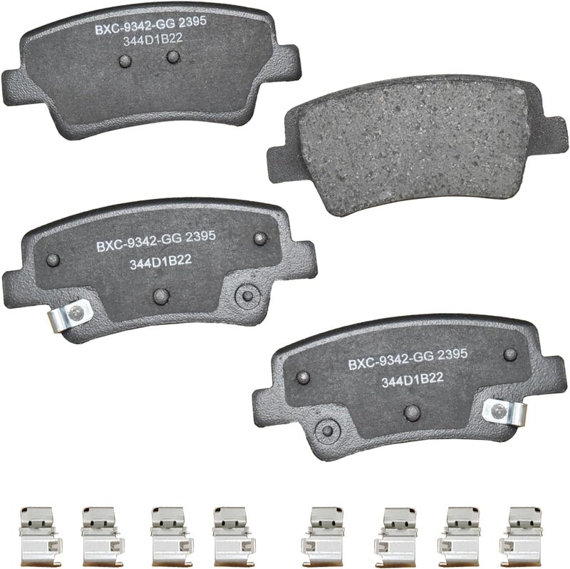 Bendix Premium SBC2395 Ceramic Rear Brake Pads for Hyundai Elantra 2024-2021, Elantra N 2022 - Image 1
